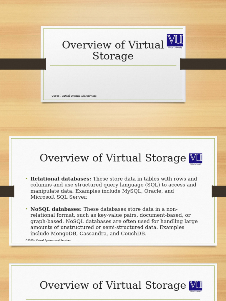 13_2 Understanding of Different Types of Data Stores | PDF