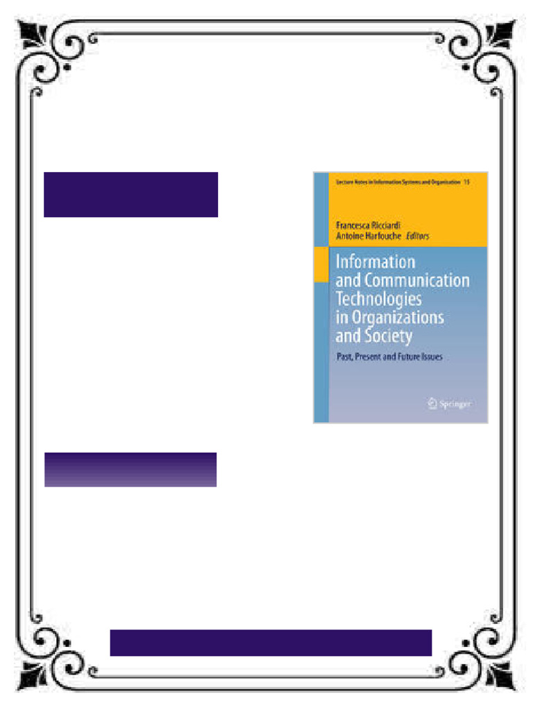 Information and Communication Technologies in Organizations and Society ...