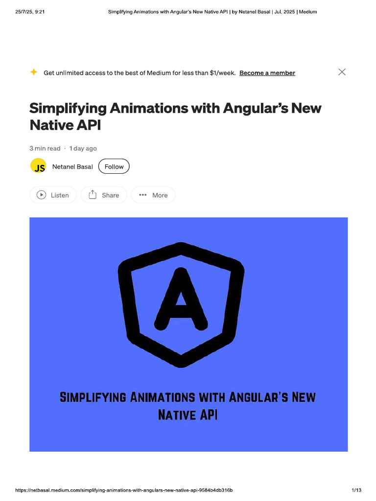 Angular Animations | PDF