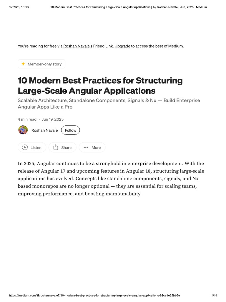 Angular Best Practices | PDF
