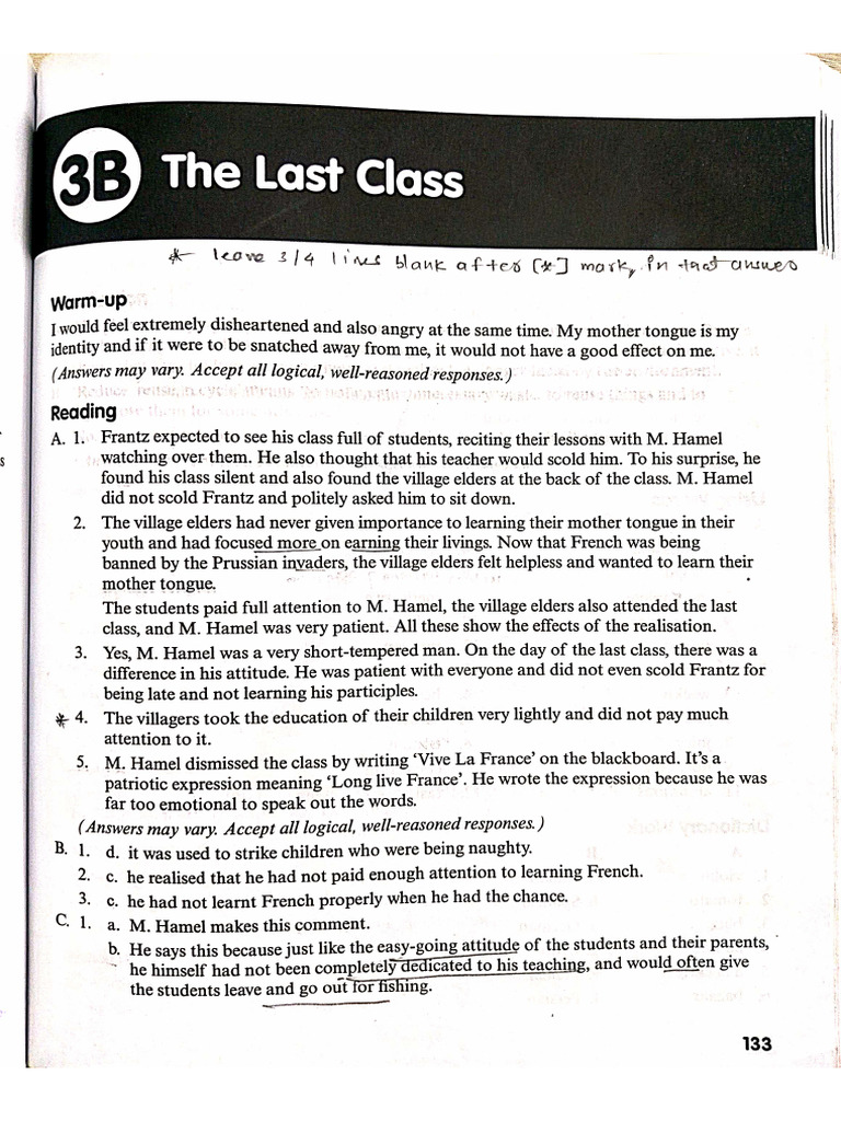The Last Class | PDF