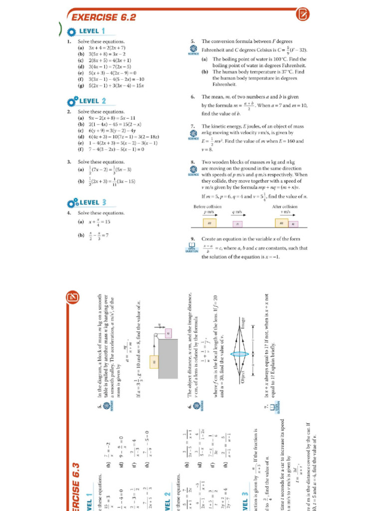 Algebra Revision 2C | PDF