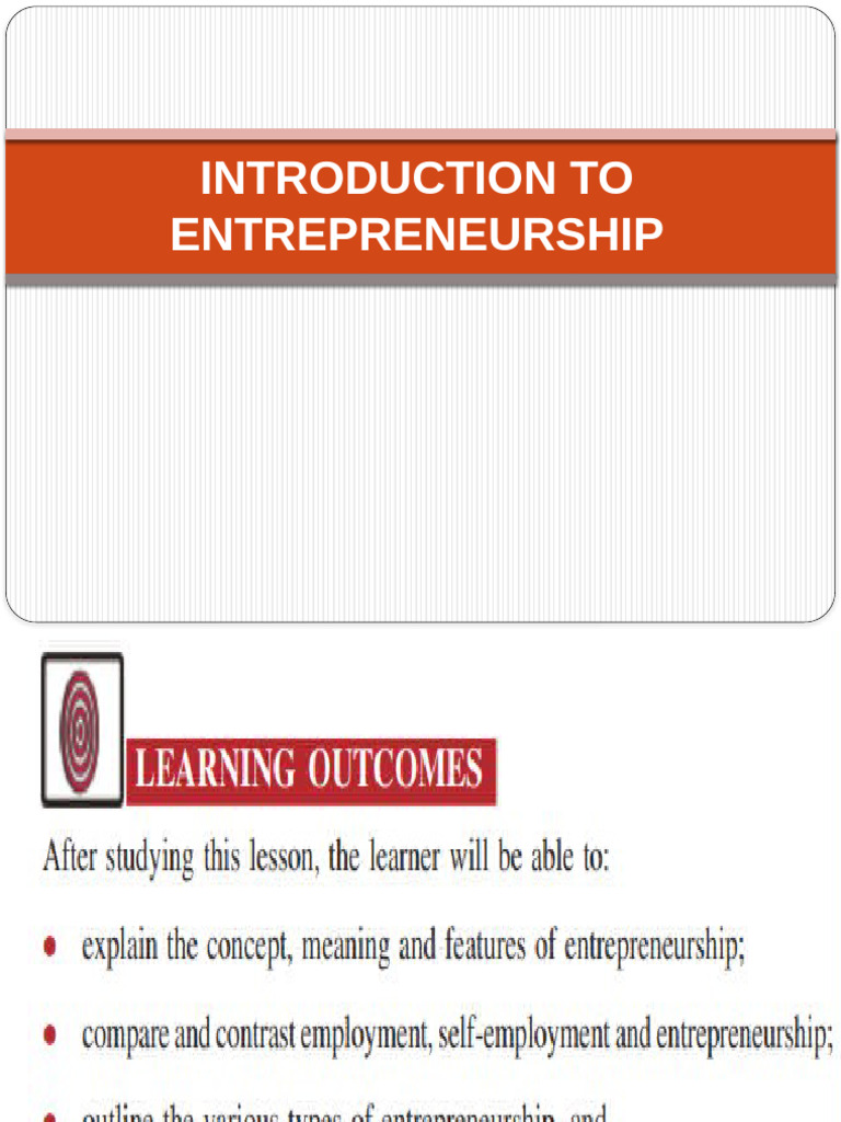 1. Introduction to Entrep (2) | PDF