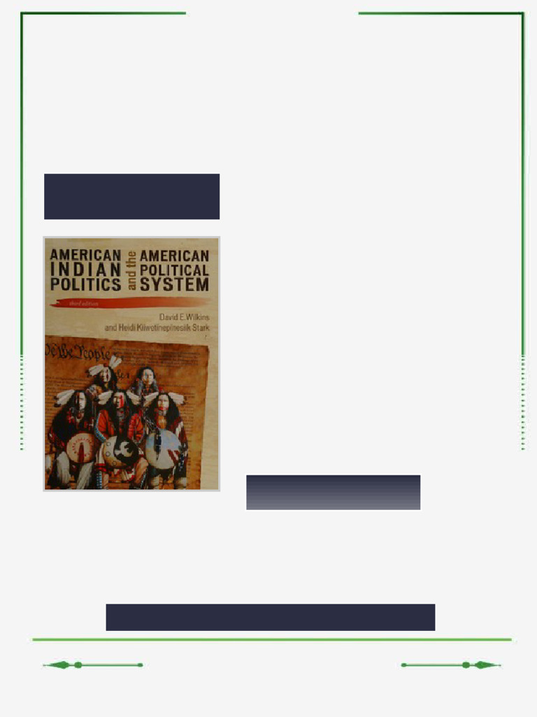American Indian politics and the American political system by Wilkins, David E. (David Eugene ...