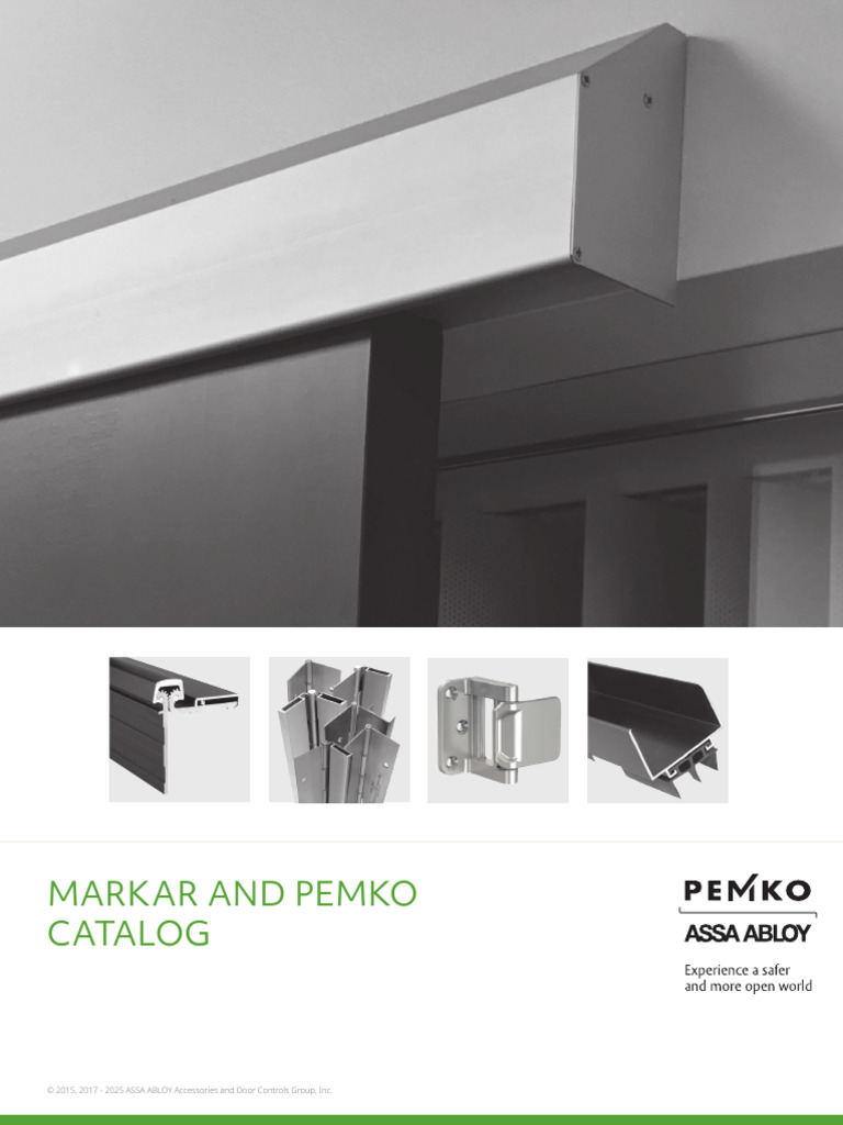 Pemko and Markar Product Catalog | PDF | Door
