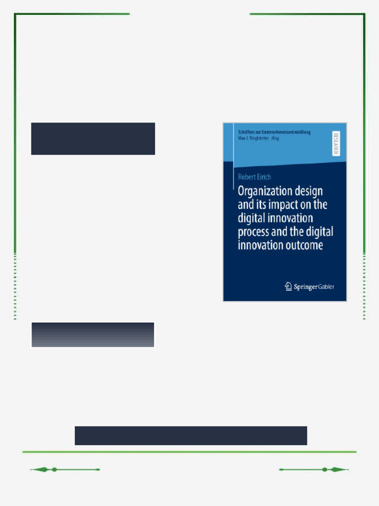 Organization design and its impact on the digital innovation process ...