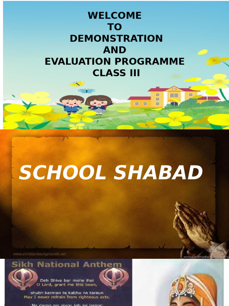 Class III School Activities Overview | PDF