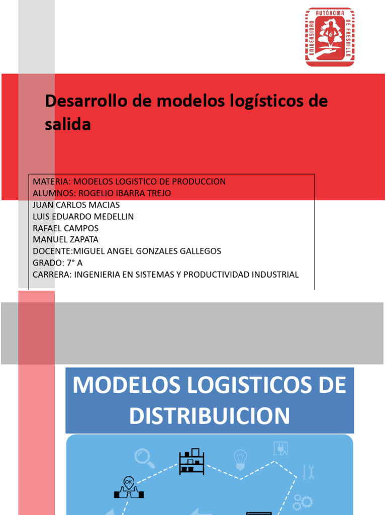 Modelos Logísticos de Distribución y Aprovisionamiento | PDF ...