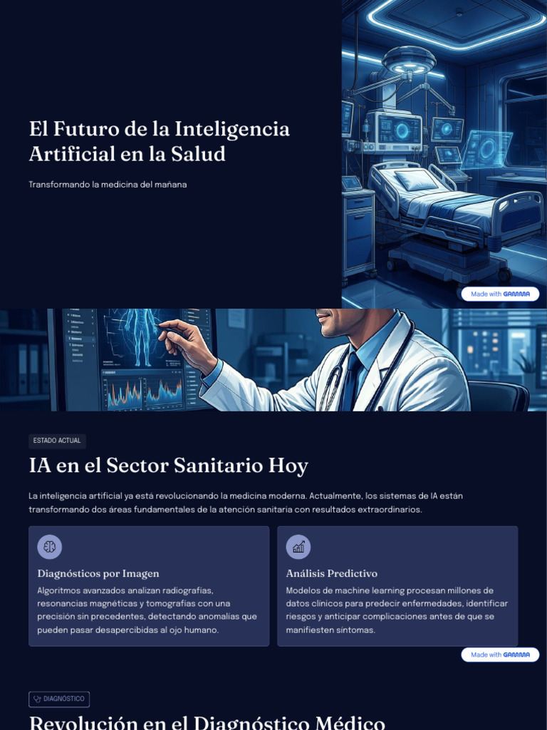 IA en Salud: Transformando la Medicina | PDF | Inteligencia artificial ...
