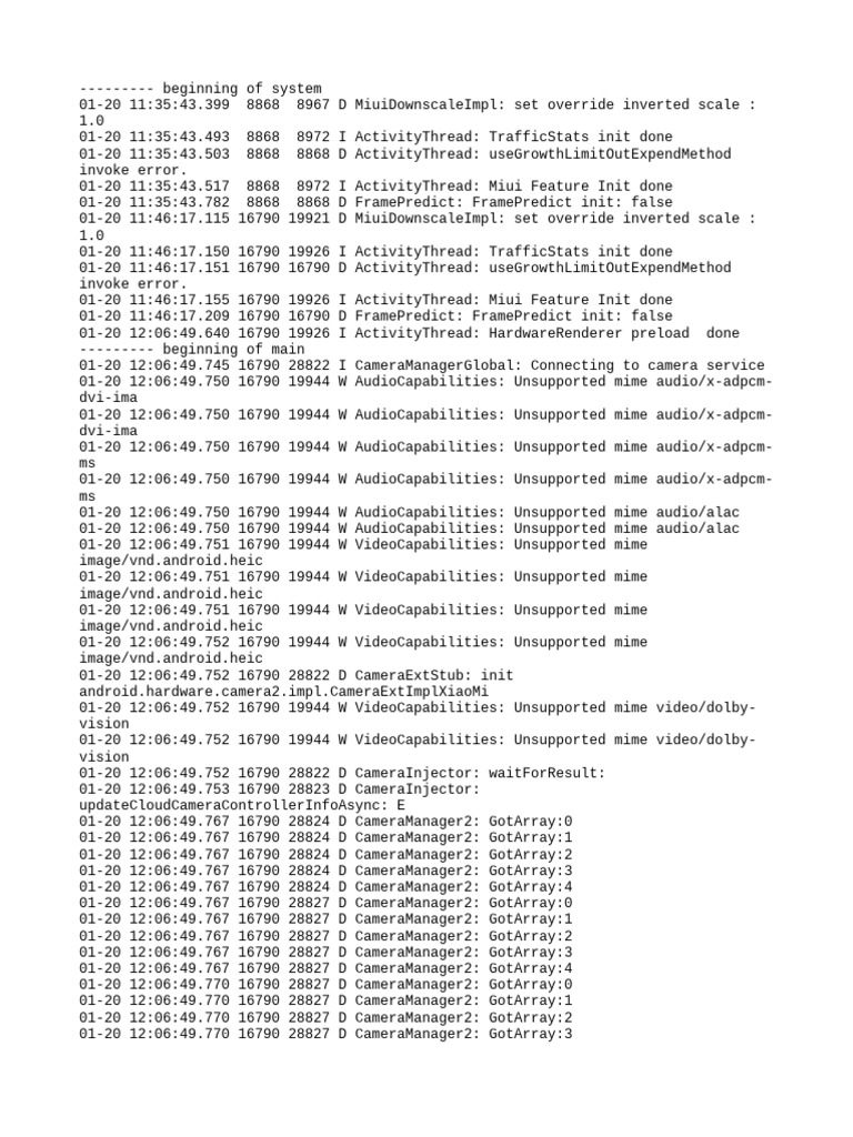 Log Cat 1768885609702 | PDF | Computing | Computer Engineering