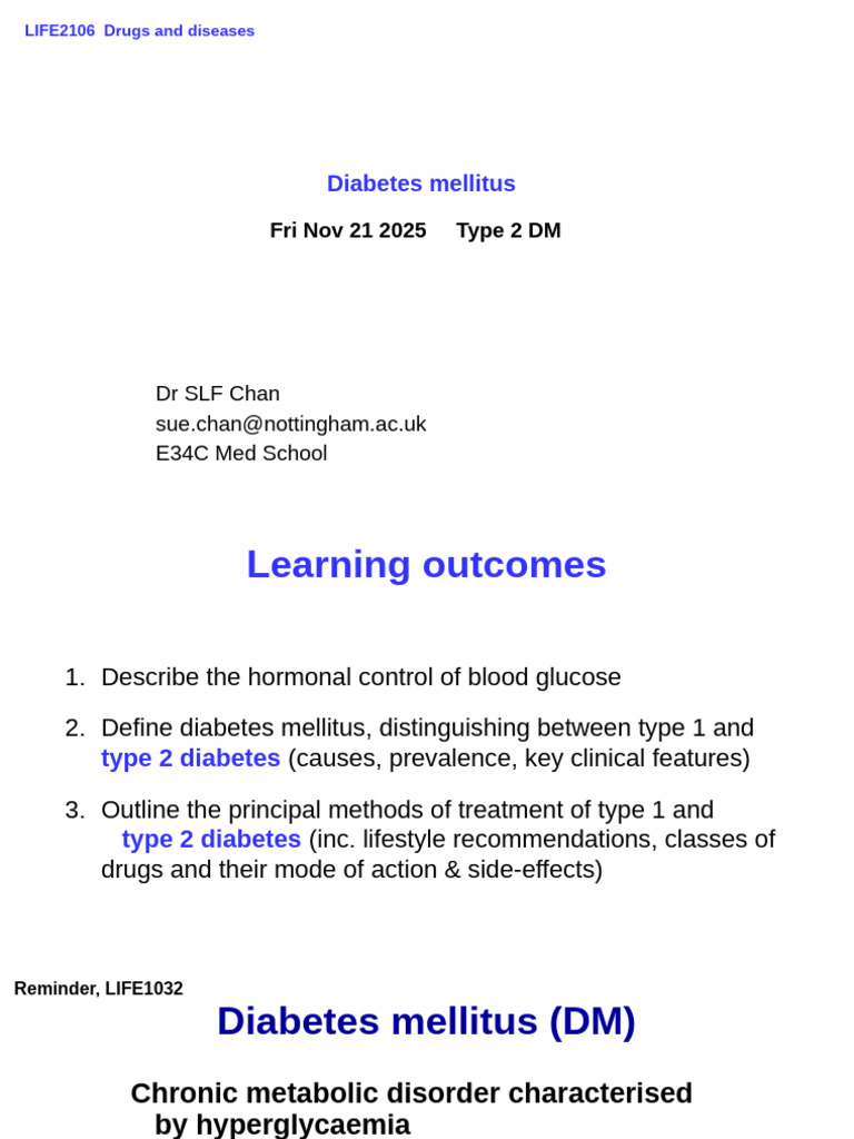 Understanding Type 2 Diabetes Management | PDF | Diabetes | Clinical ...