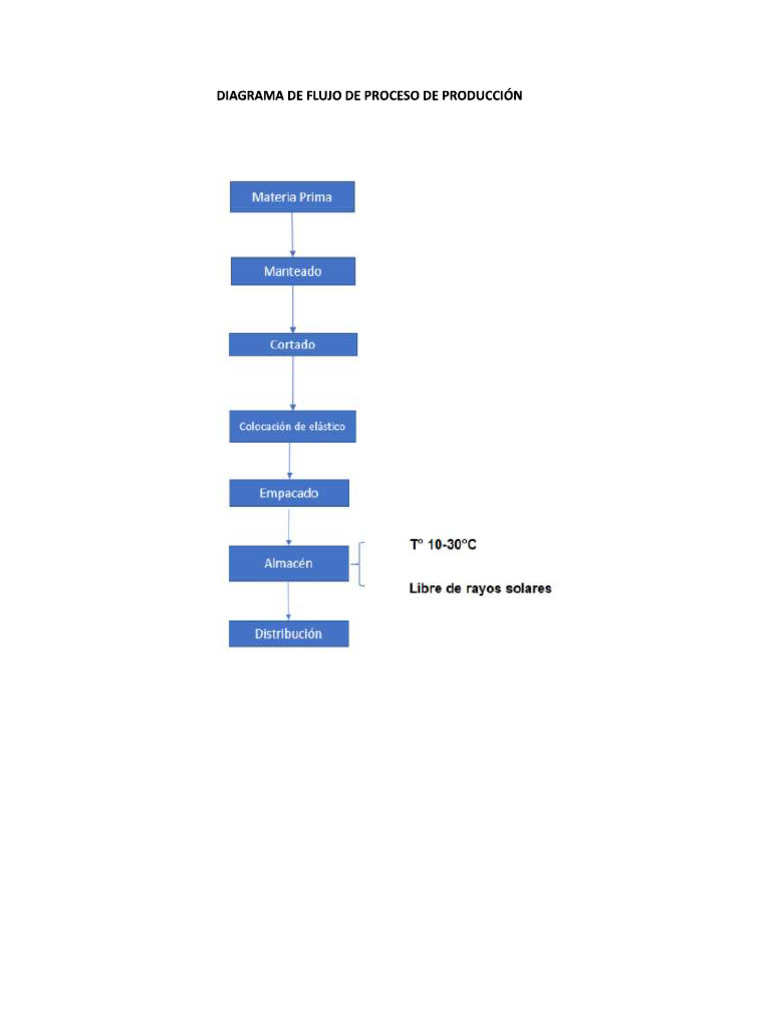 Diagrama de Flujo de Proceso de Producción | PDF