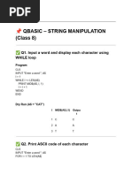 Easy Qbasic - Q-BASIC PROGRAMS | PDF | Area | Length