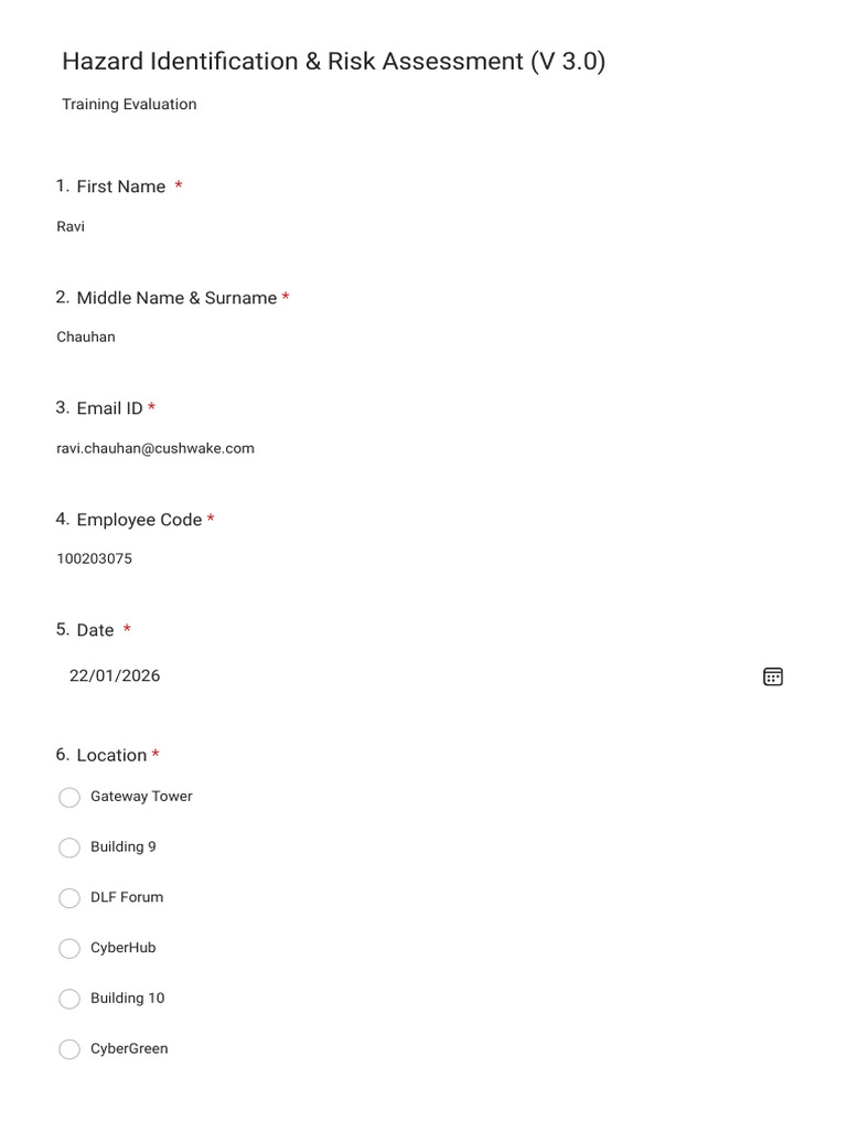 Hazard Identification & Risk Assessment Guide | PDF | Safety ...