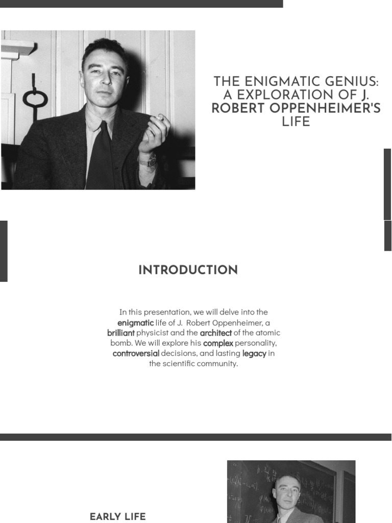 Oppenheimer Life of a Scientific Visionary PDF