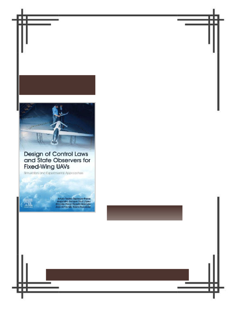 Design of Control laws and State Observers for Fixed-wing UAVs ...