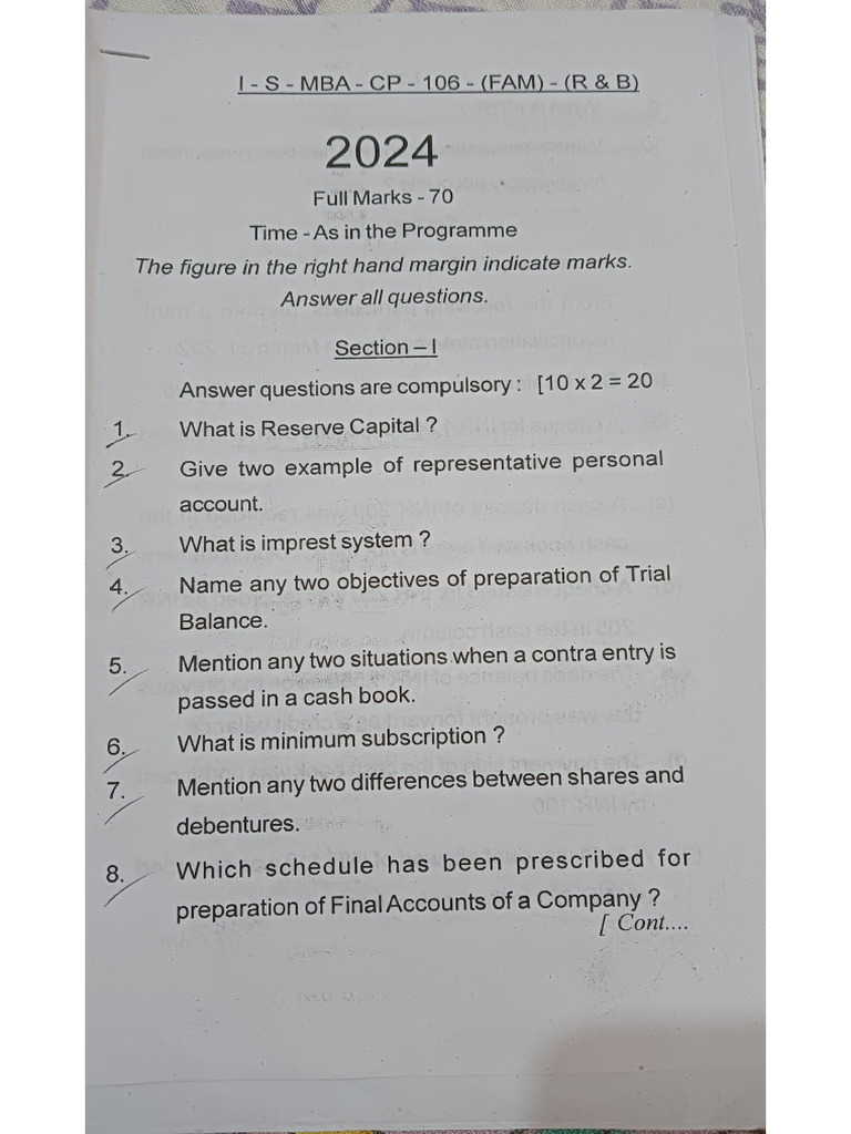 1st End Sem Questions | PDF