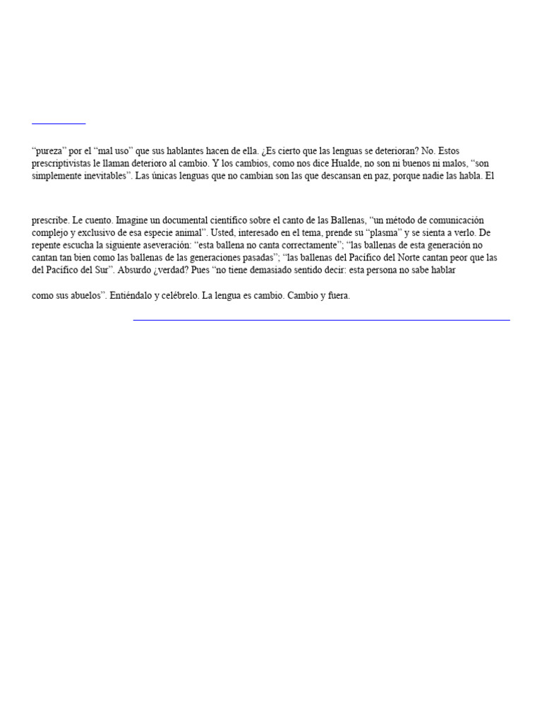 El Prescriptivismo Lingüistico | PDF