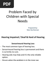 Chapter 13 - Problem Faced by Children With Special Needs Topic 13 - Jeff