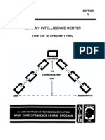 ARMY Interrogation - Use of Interpreters 1996 23 Pages