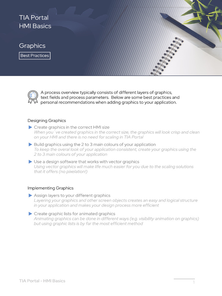 Best Practices for HMI Graphics Design | PDF