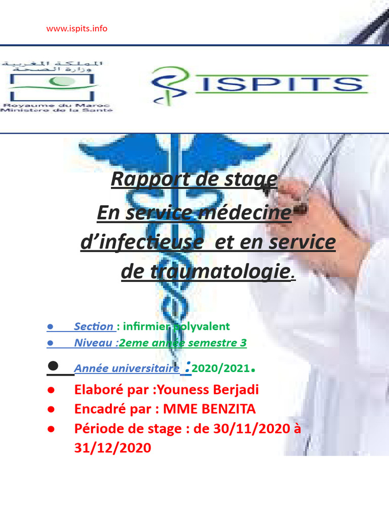 Rapport de stage en médecine et traumatologie | PDF | Allaitement ...