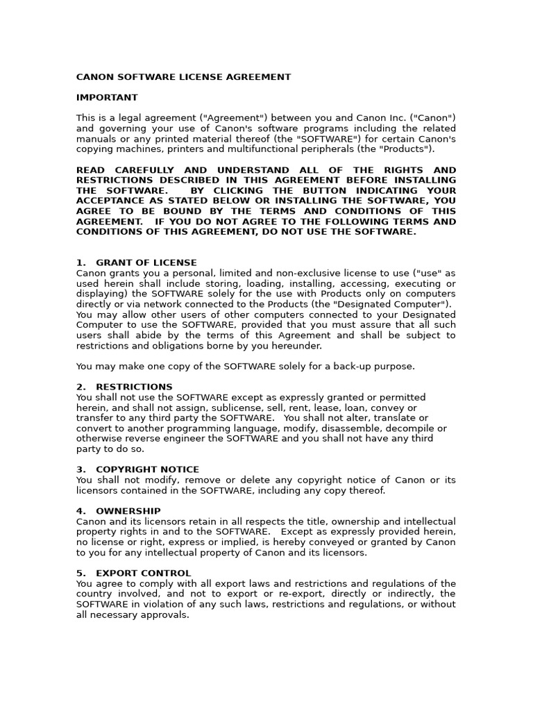 EULAen-US | PDF | Damages | Software