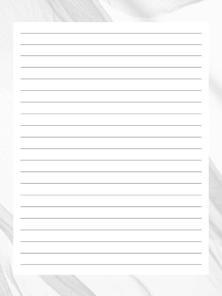White Marble Clean Lines Page Border | PDF