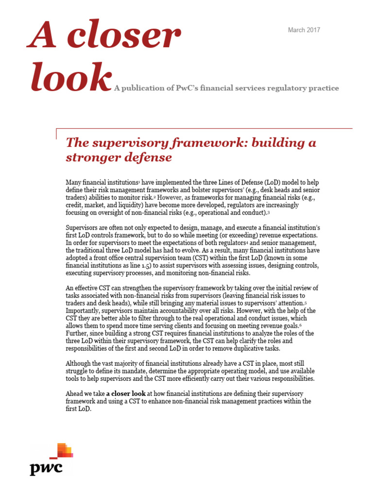 Enhancing Non-Financial Risk Management | PDF | Regulatory Compliance ...