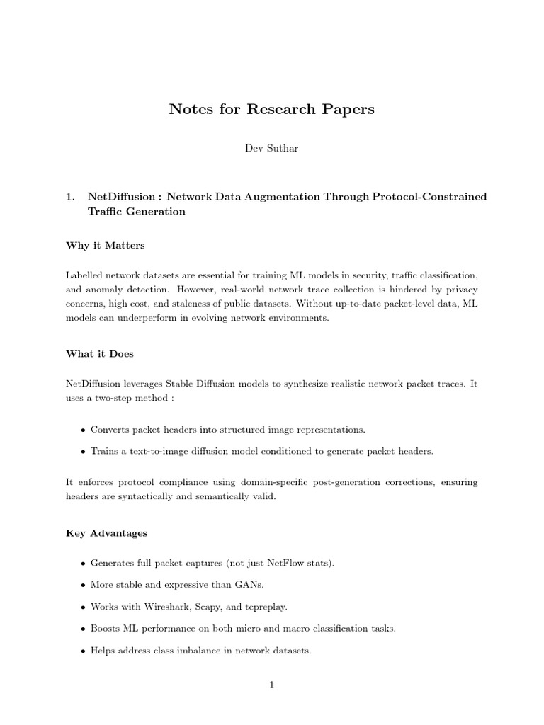 Notes for 4 Research Papers (Basic RPs) | PDF | Artificial Intelligence ...
