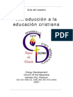 Intorduccion Ala Educacion Cristiana