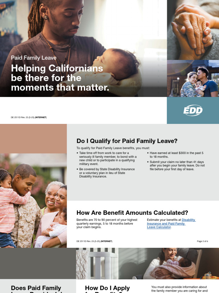 California Paid Family Leave Guide | PDF | Social Policy | United ...