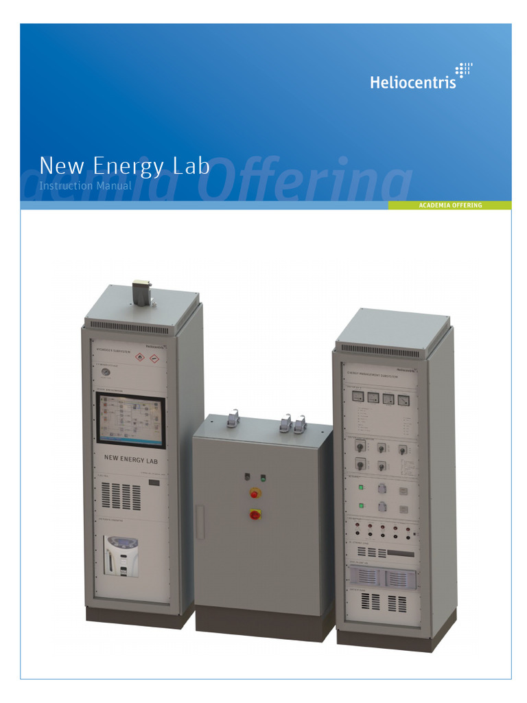 New Energy Lab Instruction Manual | PDF | Renewable Energy | Switch