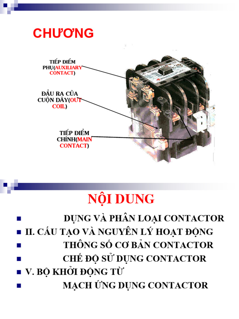 05 CHƯƠNG 4 Contactor | PDF