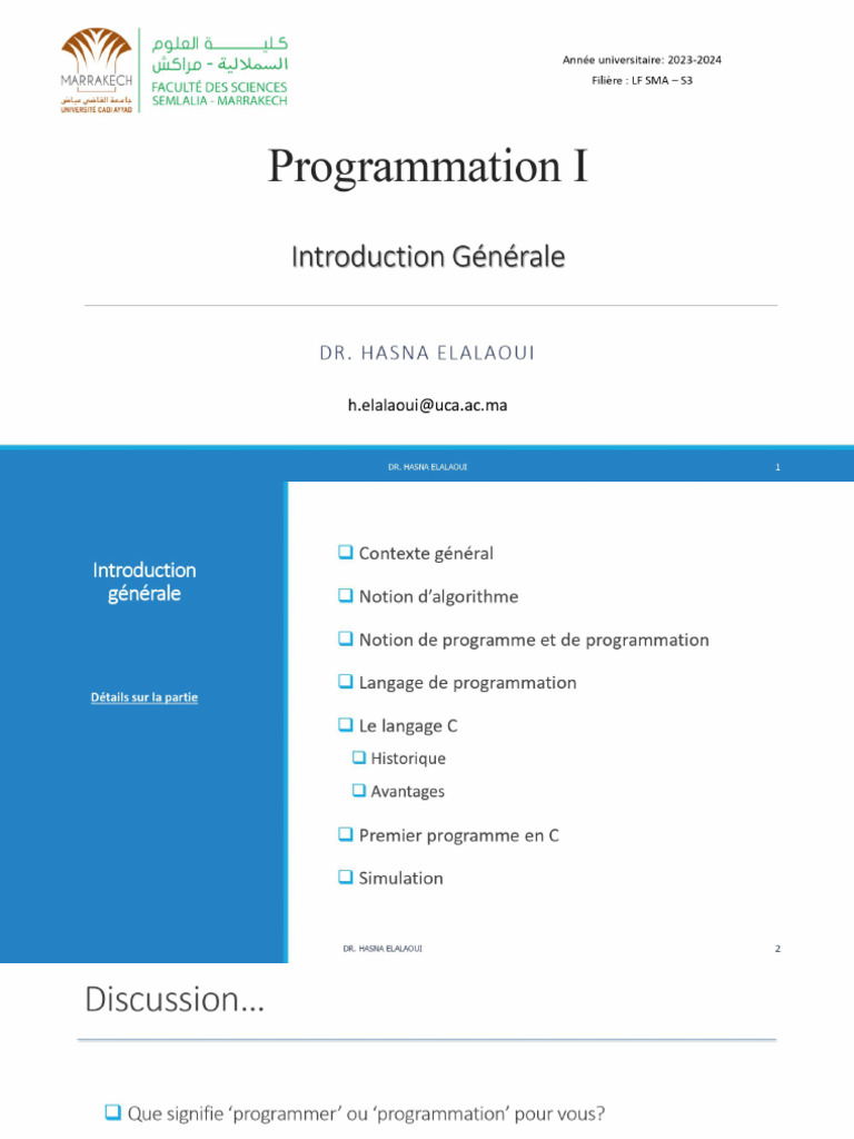 Chapitre 1 - Introduction Générale | PDF