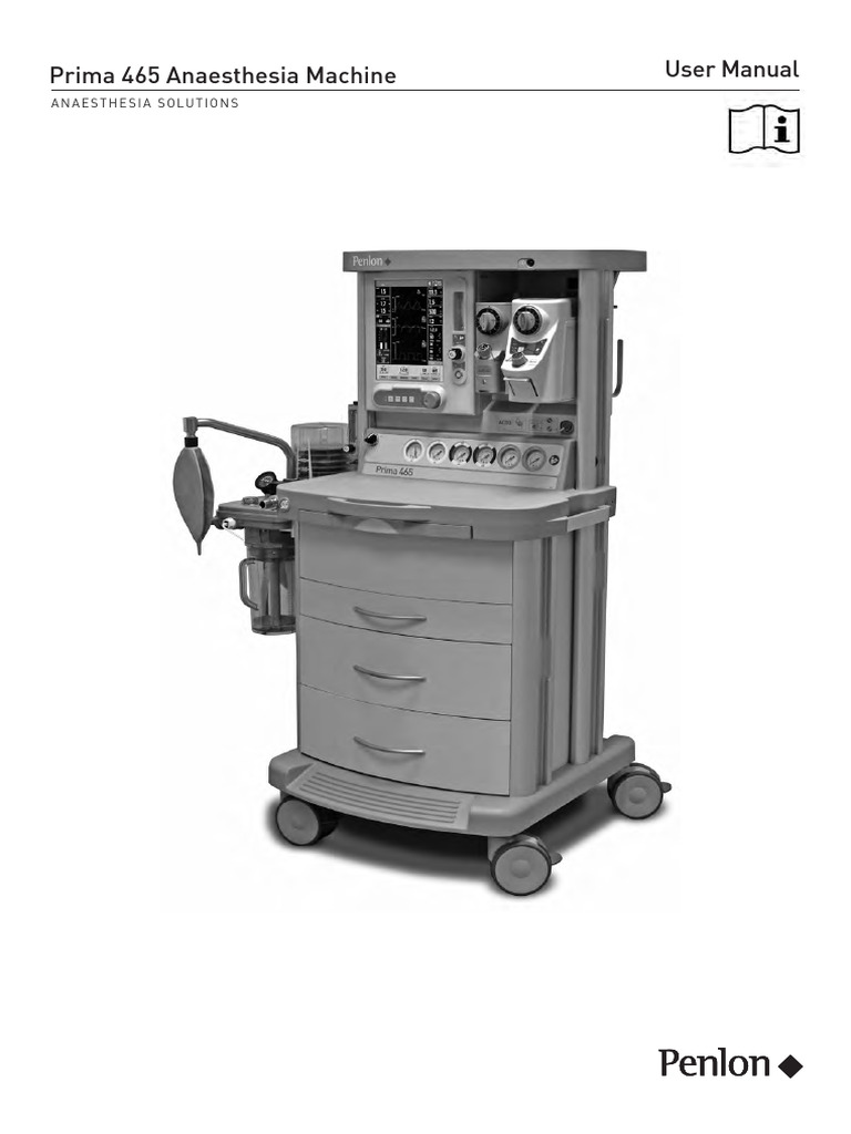 Prima 465 Anaesthesia Machine Manual | PDF | Monitoring (Medicine ...