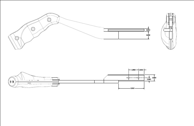 Pistol Grip Shifter Drawing | PDF