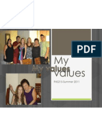 My Values: FHS215-Summer 2011