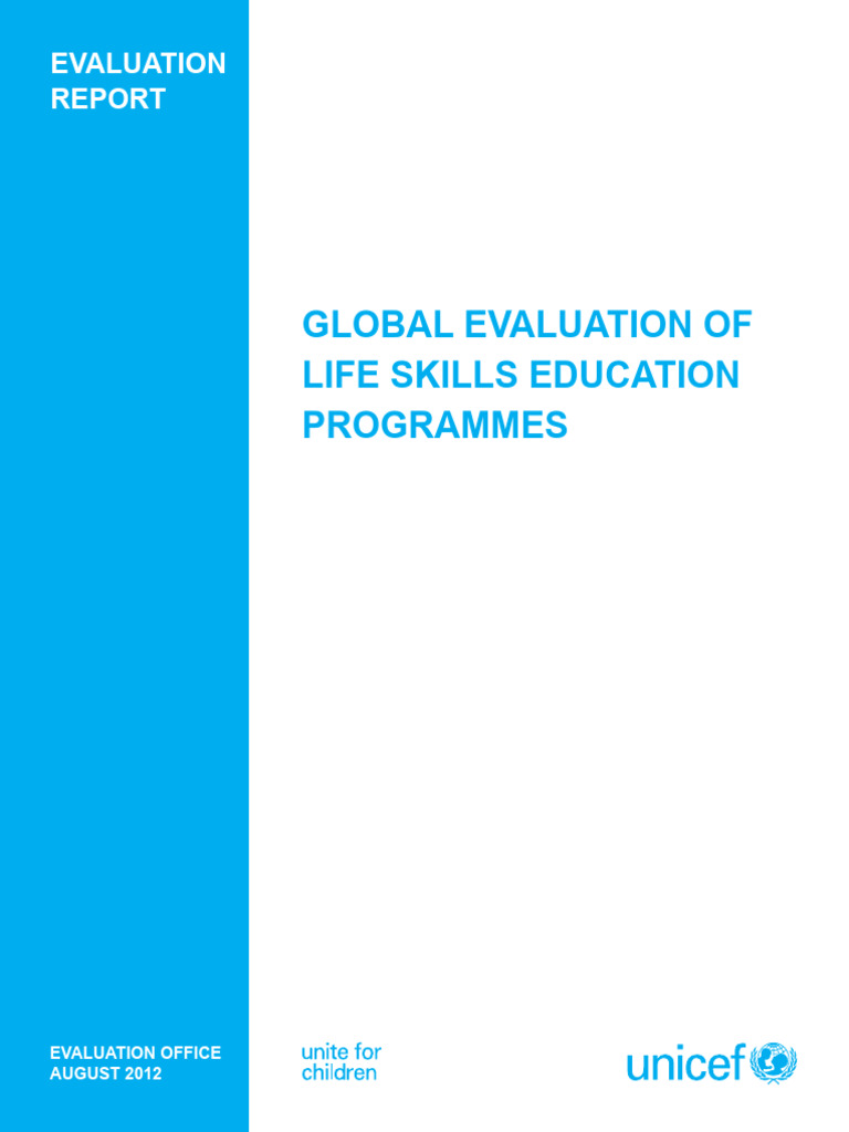 Global Evaluation of Life Skills Education | PDF | Evaluation | Curriculum