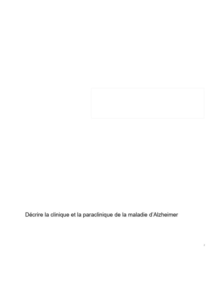 Comprendre la démence : facteurs et diagnostics | PDF | Démence ...