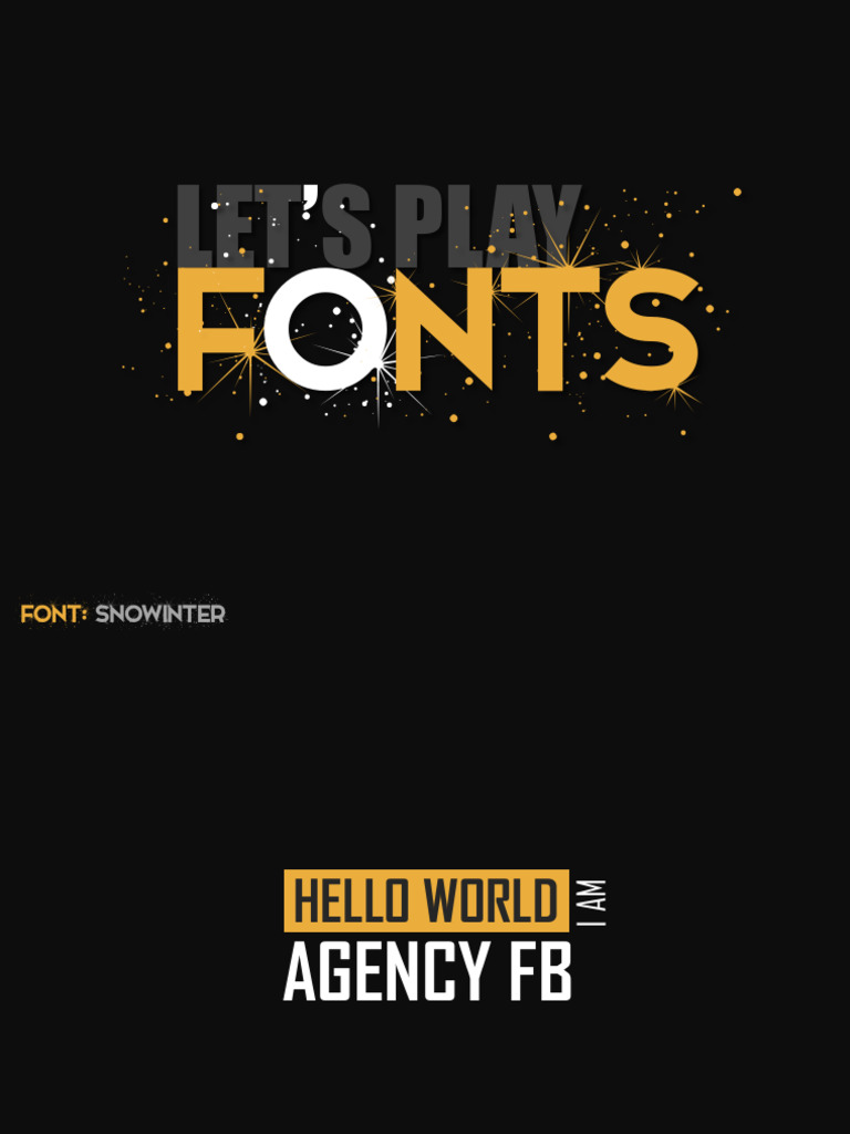 Creative Font Showcase and Quotes | PDF