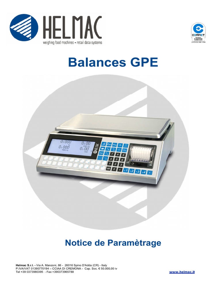 HELMAC%20notice_Parametrage_GP_GPE_FR%20code%20C10337F1TH1S%20(2) | PDF