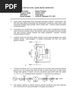 Contoh Soal Sistem Proteksi