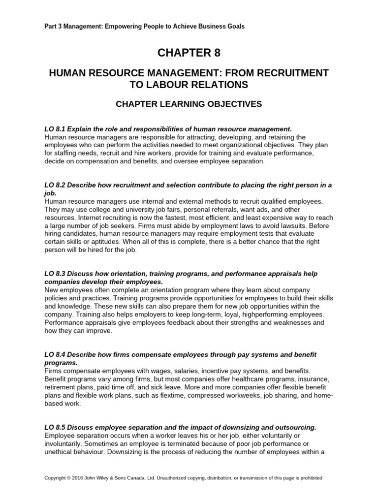 Human Resource Management Essentials | PDF | Cost Of Living | Employment