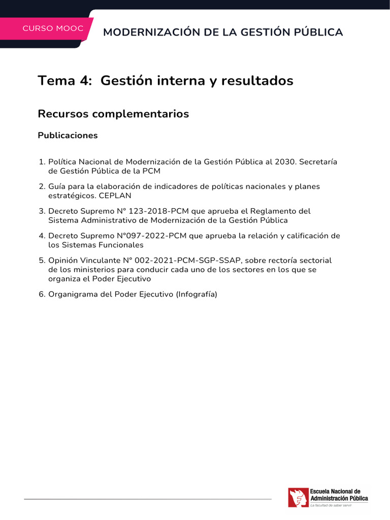 Modernización de la Gestión Pública 2023 | PDF