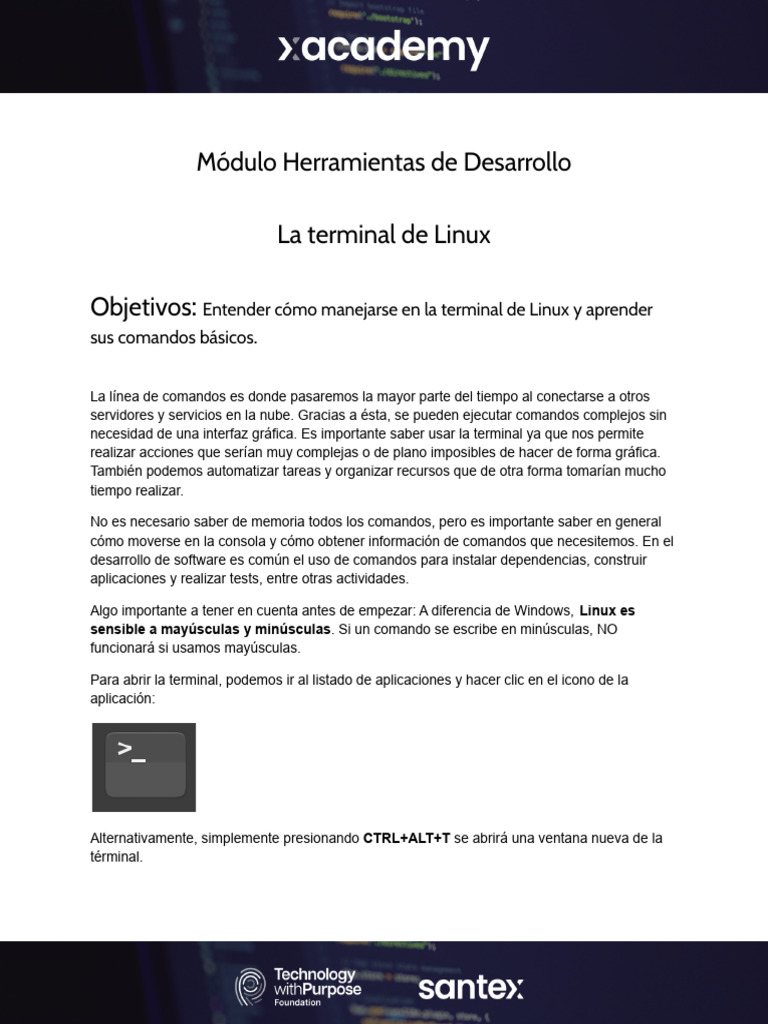 Comandos Esenciales de la Terminal Linux | PDF | Archivo de computadora ...