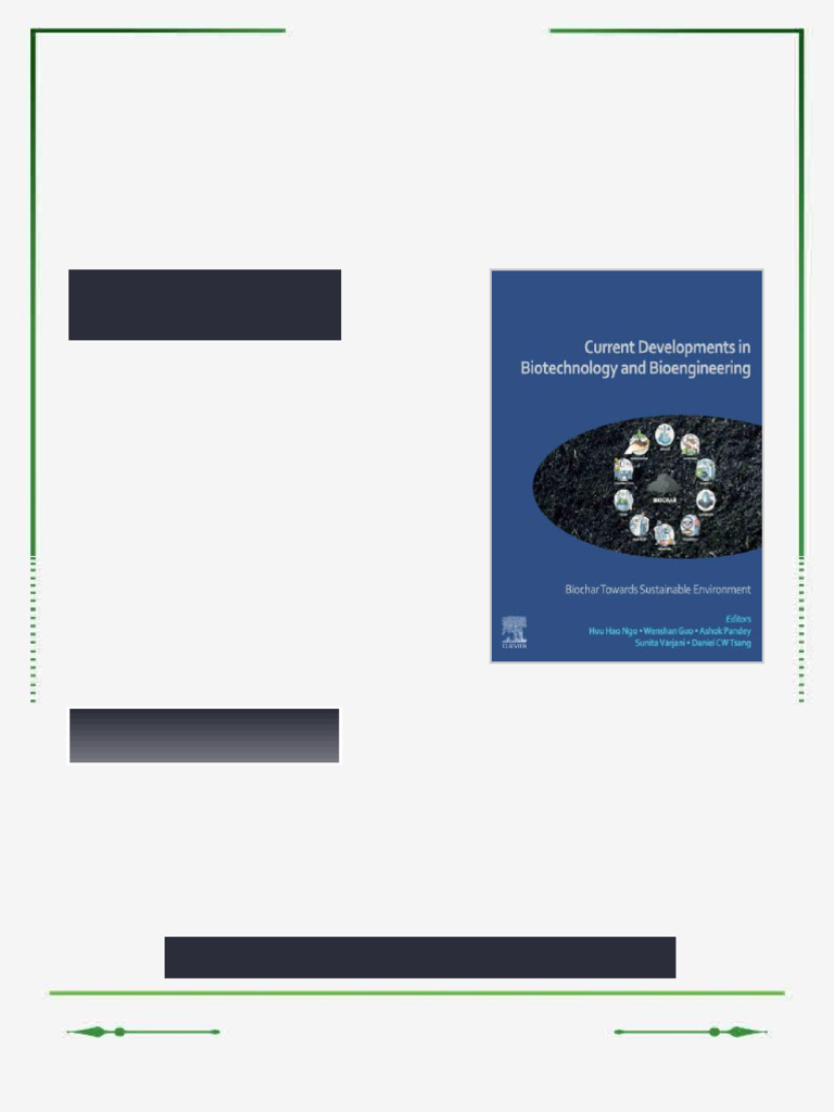 Current Developments in Biotechnology and Bioengineering: Biochar ...