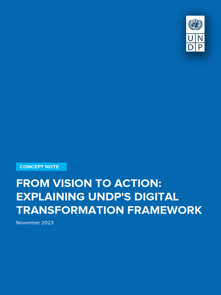 UNDP Digital Transformation Framework Guide | PDF | Governance ...