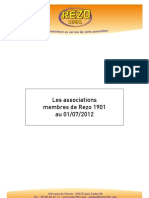Liste Des Associations Juin 2012