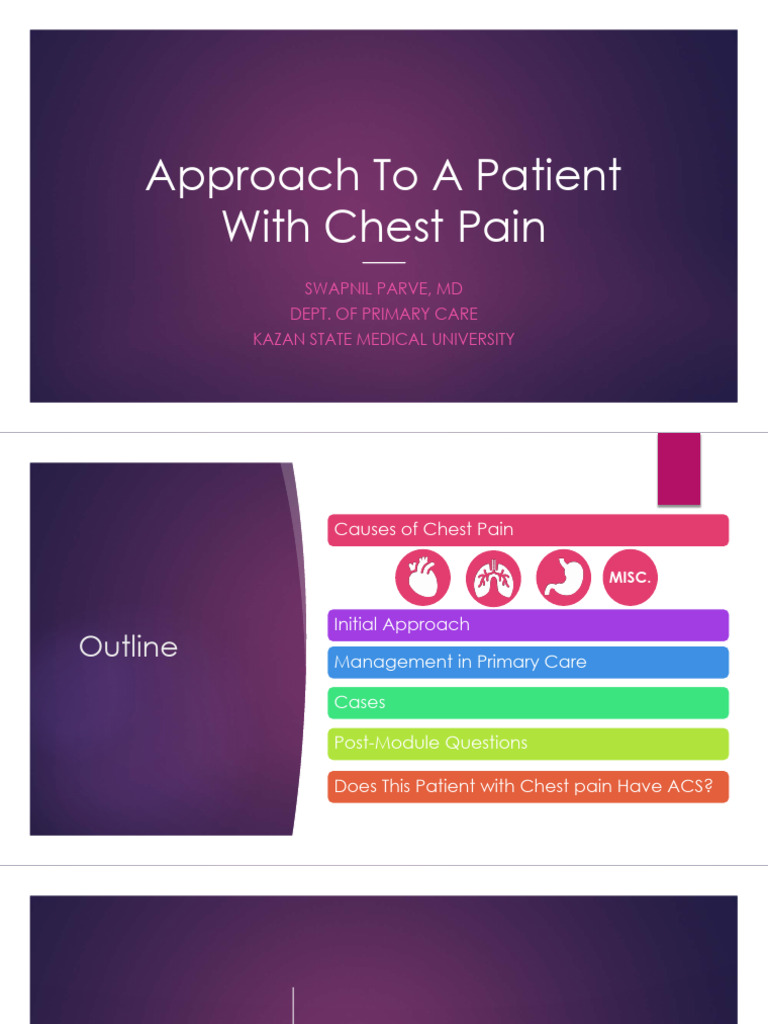Chest Pain | PDF | Myocardial Infarction | Heart